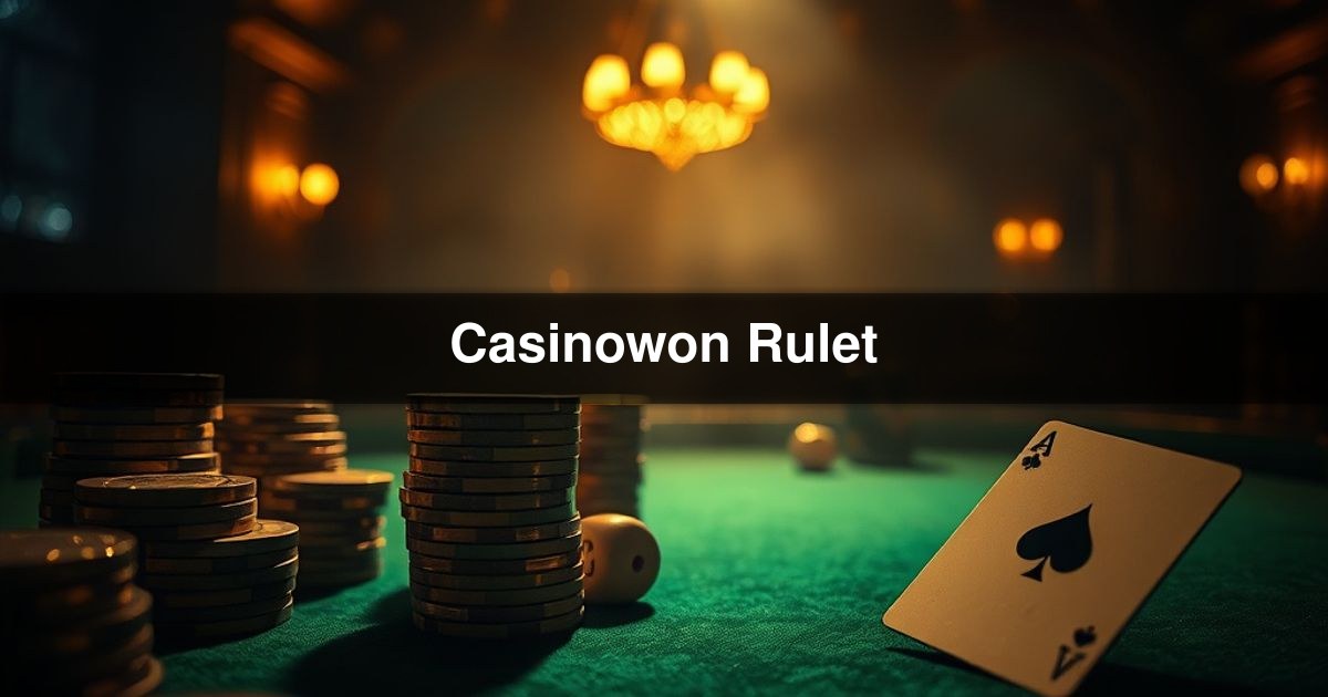 Casinowon Rulet